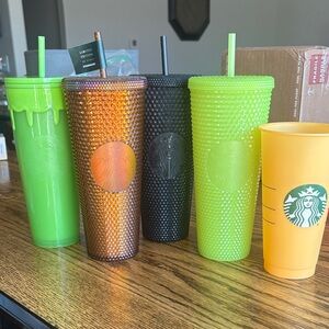 Starbucks Neon and Metallic Tumbler Collection